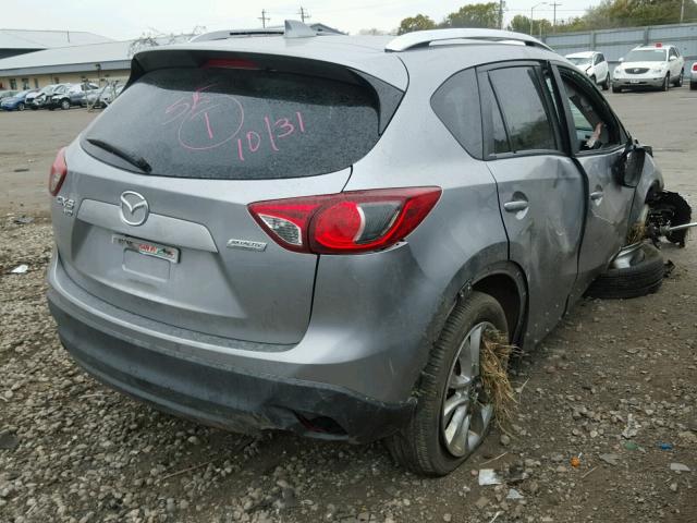 JM3KE4DY2E0427308 - 2014 MAZDA CX-5 GT SILVER photo 4