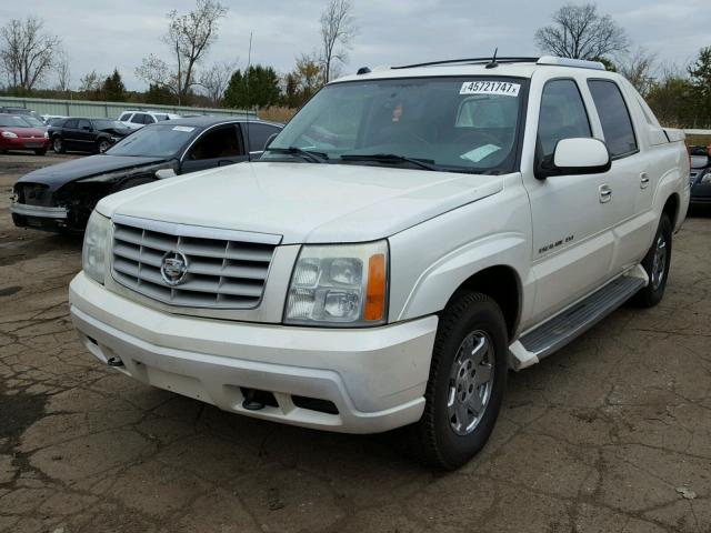 3GYEK62N04G332043 - 2004 CADILLAC ESCALADE E WHITE photo 2