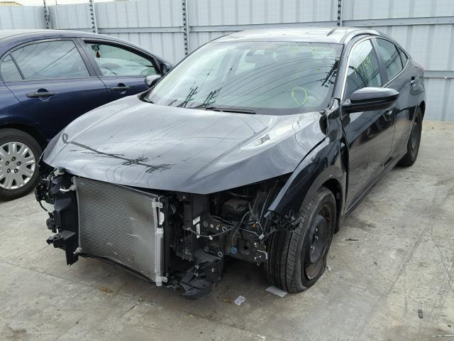 2HGFC2F54GH539521 - 2016 HONDA CIVIC LX BLACK photo 2