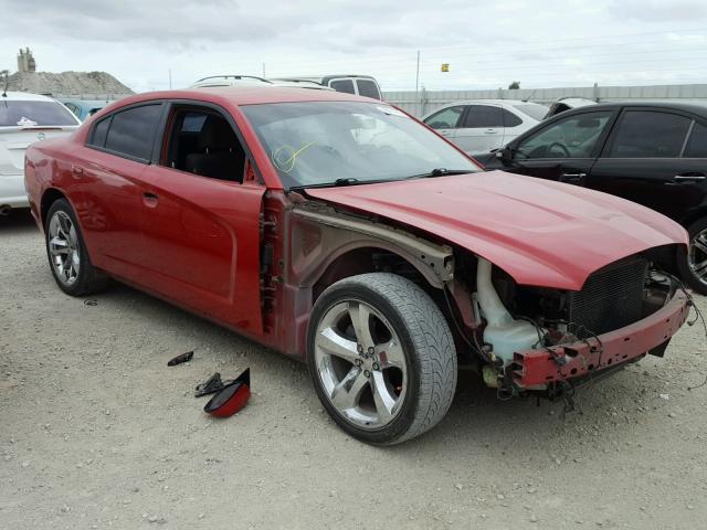 2C3CDXHG9CH138118 - 2012 DODGE CHARGER SX RED photo 1