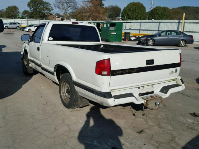 1GCCS14Z2R8220714 - 1994 CHEVROLET S TRUCK S1 WHITE photo 3