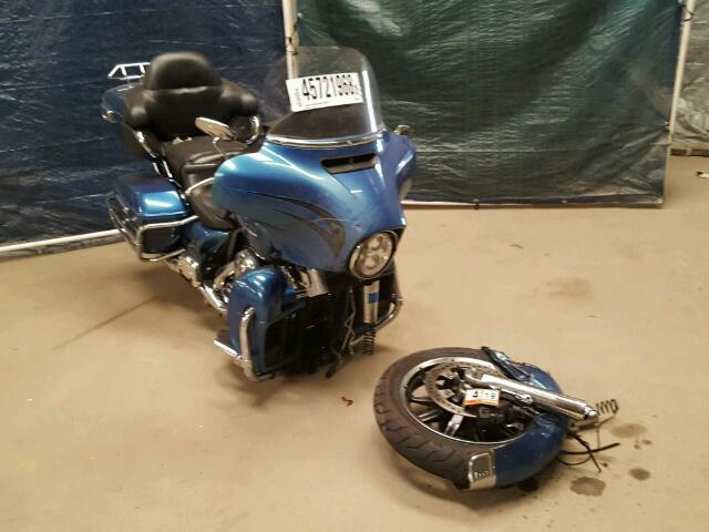 1HD1KEL19EB642243 - 2014 HARLEY-DAVIDSON FLHTK ELEC 蓝色 照片 1