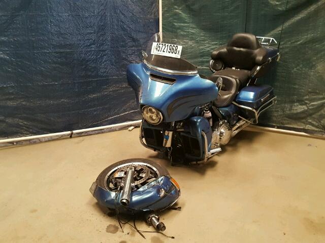 1HD1KEL19EB642243 - 2014 HARLEY-DAVIDSON FLHTK ELEC 蓝色 照片 2