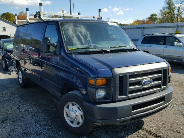 1FTNE2EW5EDB04323 - 2014 FORD ECONOLINE BLUE photo 1