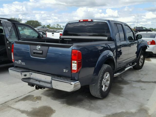 1N6AD0ERXDN719150 - 2013 NISSAN FRONTIER S BLUE photo 4