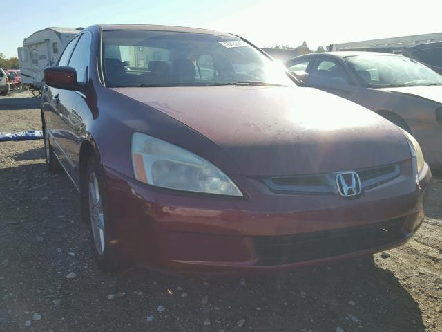 1HGCM66803A035705 - 2003 HONDA ACCORD RED photo 1