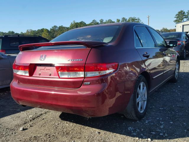 1HGCM66803A035705 - 2003 HONDA ACCORD RED photo 4