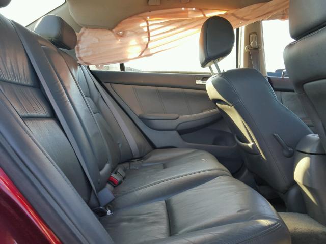 1HGCM66803A035705 - 2003 HONDA ACCORD RED photo 6