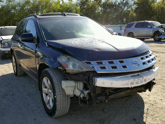 JN8AZ08T13W109596 - 2003 NISSAN MURANO SL BLUE photo 1