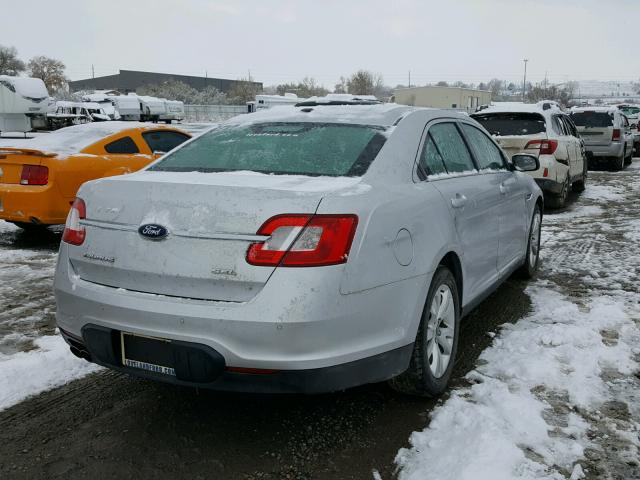 1FAHP2EW9AG166037 - 2010 FORD TAURUS SEL WHITE photo 4