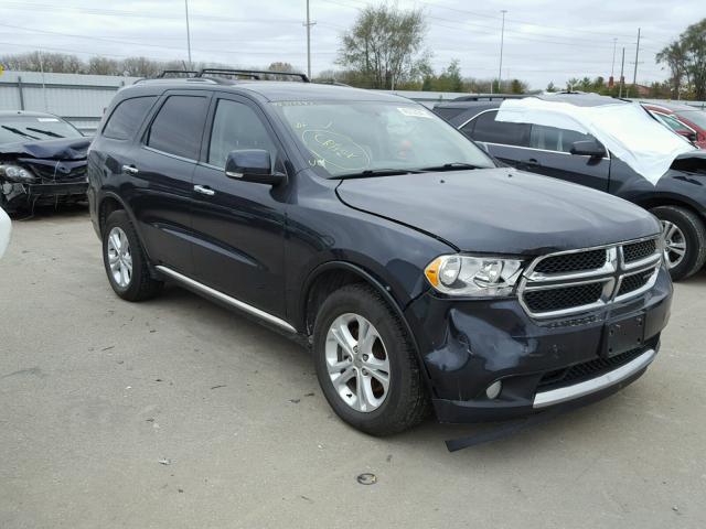 1C4RDJDG2DC509245 - 2013 DODGE DURANGO CR BLUE photo 1