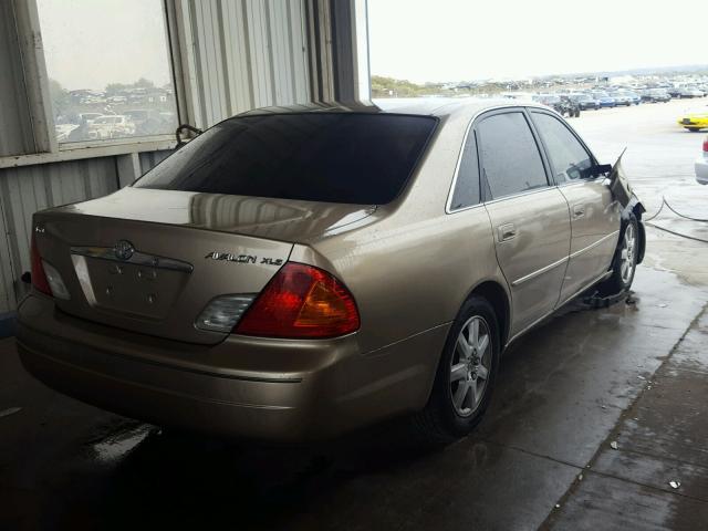 4T1BF28B0YU007703 - 2000 TOYOTA AVALON TAN photo 4