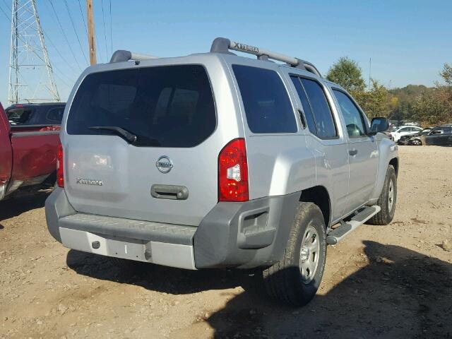 5N1AN0NU3BC513161 - 2011 NISSAN XTERRA OFF SILVER photo 4