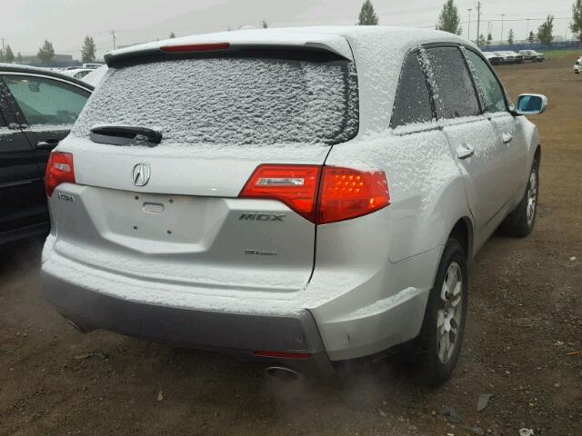 2HNYD28279H006356 - 2009 ACURA MDX SILVER photo 4