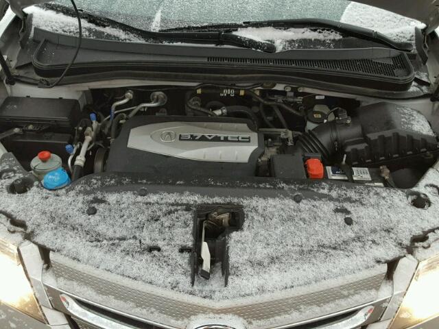 2HNYD28279H006356 - 2009 ACURA MDX SILVER photo 7