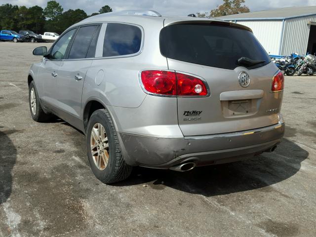 5GAER13728J100358 - 2008 BUICK ENCLAVE CX SILVER photo 3