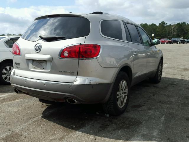 5GAER13728J100358 - 2008 BUICK ENCLAVE CX SILVER photo 4