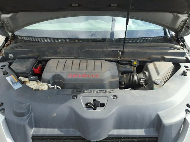 5GAER13728J100358 - 2008 BUICK ENCLAVE CX SILVER photo 7