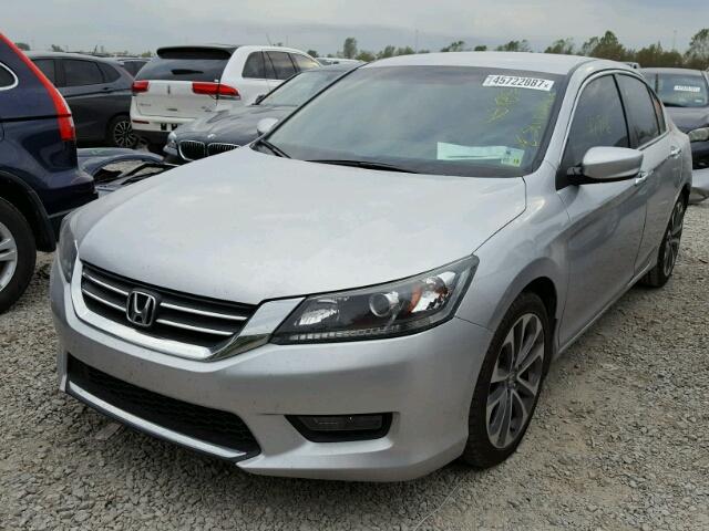 1HGCR2F51EA067999 - 2014 HONDA ACCORD SPO SILVER photo 2