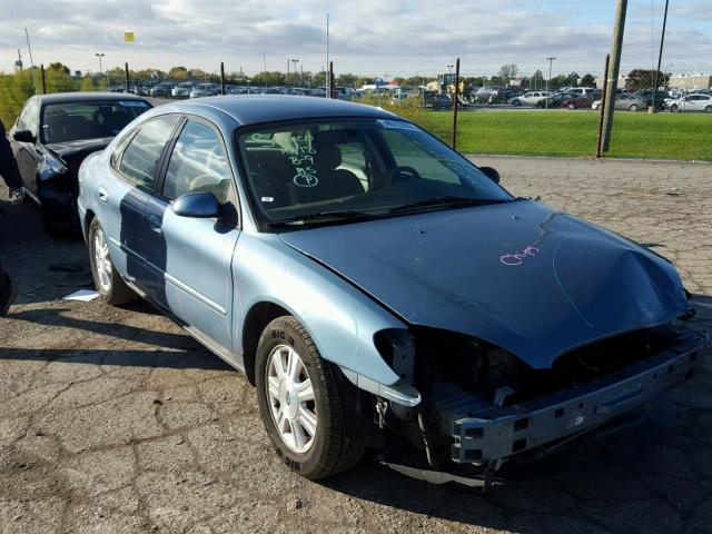 1FAFP56U67A204874 - 2007 FORD TAURUS BLUE photo 1