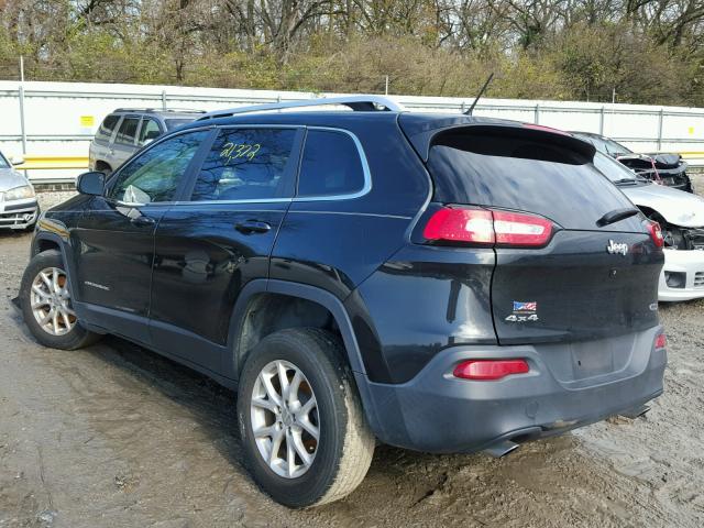 1C4PJMCS5EW153204 - 2014 JEEP CHEROKEE L BLACK photo 3