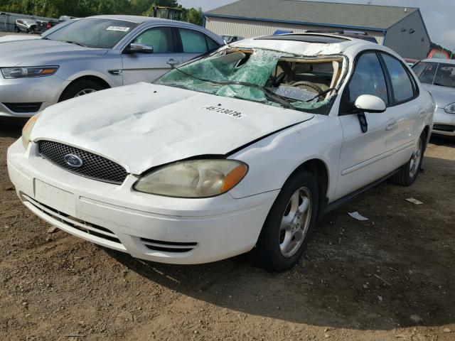 1FAHP55UX4A106775 - 2004 FORD TAURUS SES WHITE photo 2