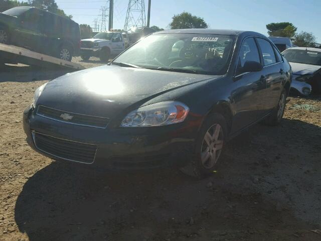 2G1WB58K681300500 - 2008 CHEVROLET IMPALA LS BLACK photo 2