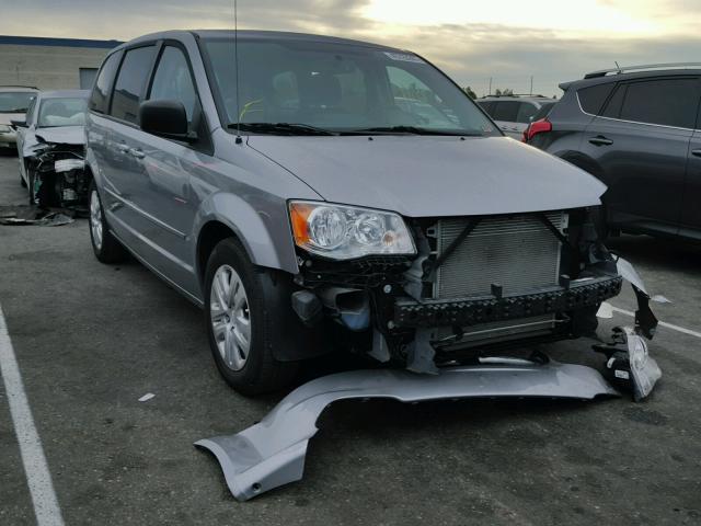 2C4RDGBGXFR558726 - 2015 DODGE GRAND CARA SILVER photo 1