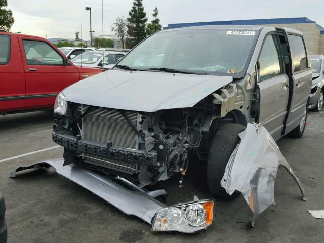 2C4RDGBGXFR558726 - 2015 DODGE GRAND CARA SILVER photo 2