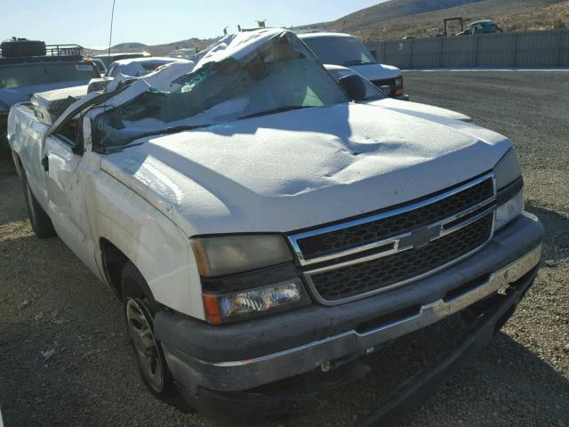 1GCEC14V46E249826 - 2006 CHEVROLET SILVERADO WHITE photo 1