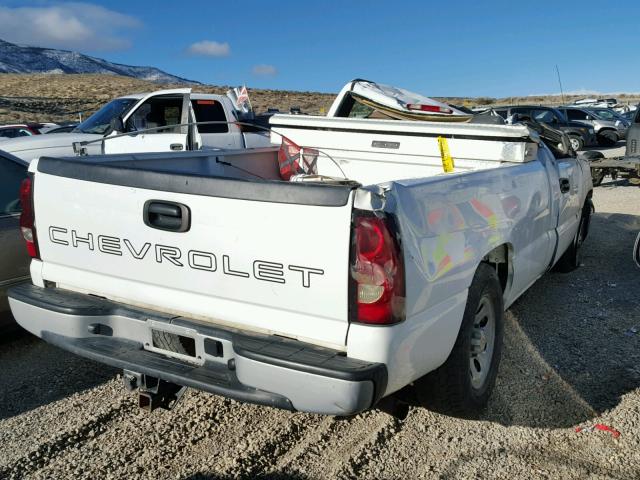 1GCEC14V46E249826 - 2006 CHEVROLET SILVERADO WHITE photo 4