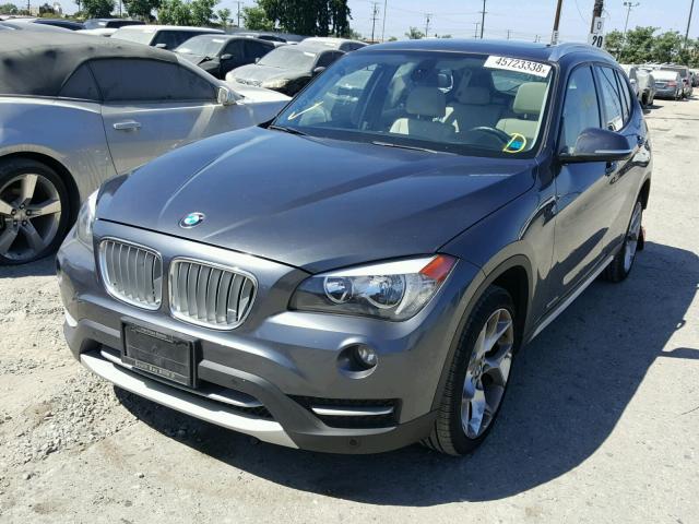WBAVM1C54EVW55728 - 2014 BMW X1 SDRIVE2 GRAY photo 2