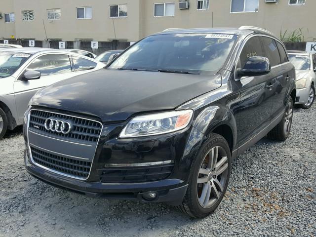 WA1BY74L57D079452 - 2007 AUDI Q7 3.6 QUA BLACK photo 2