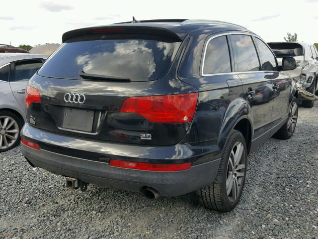 WA1BY74L57D079452 - 2007 AUDI Q7 3.6 QUA BLACK photo 4