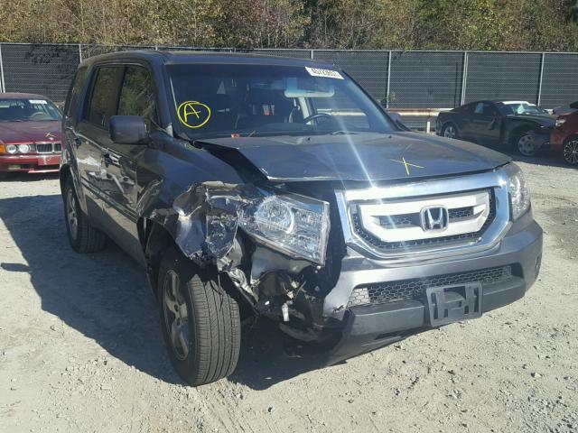 5FNYF3H51AB016018 - 2010 HONDA PILOT EXL GRAY photo 1