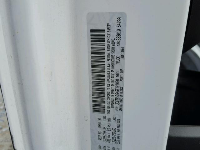 3C6TRVDG4GE121808 - 2016 RAM PROMASTER 白色 照片 10