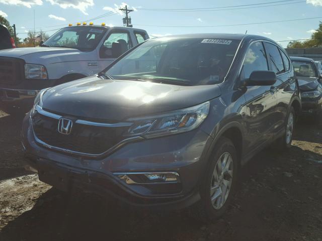 5J6RM4H55FL047058 - 2015 HONDA CR-V EX GRAY photo 2