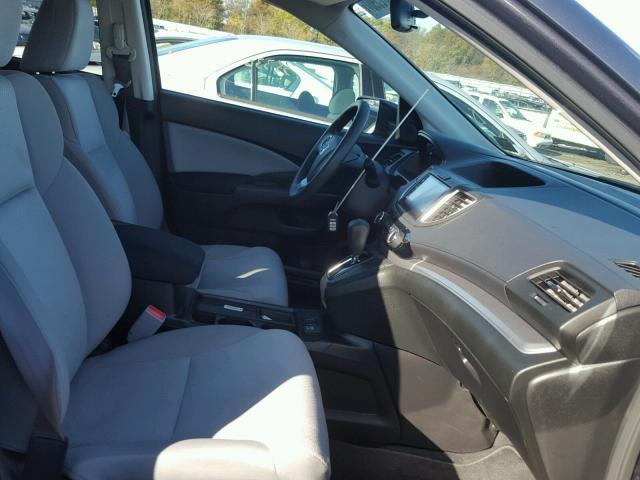 5J6RM4H55FL047058 - 2015 HONDA CR-V EX ნაცრისფერი ფოტო 5