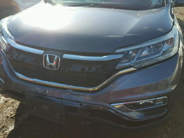 5J6RM4H55FL047058 - 2015 HONDA CR-V EX ნაცრისფერი ფოტო 9