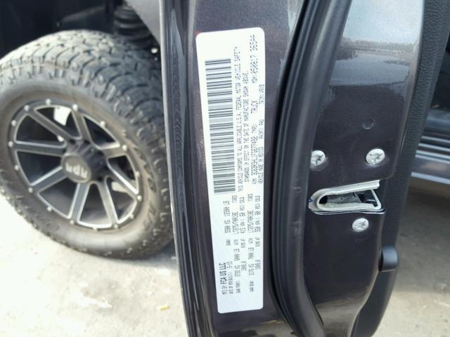 3C63R3HL1FG677492 - 2015 RAM 3500 SLT GRAY photo 10