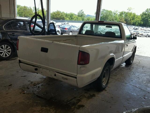 1GCCS1448R8229311 - 1994 CHEVROLET S TRUCK S1 WHITE photo 4