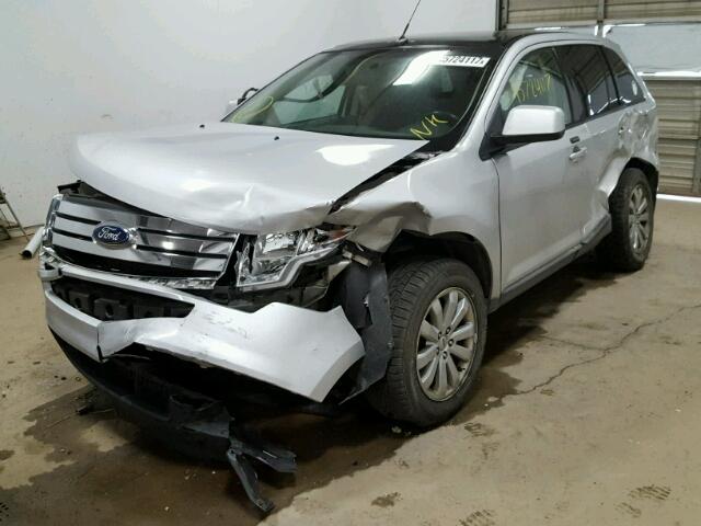 2FMDK3JC3ABB51710 - 2010 FORD EDGE SILVER photo 2