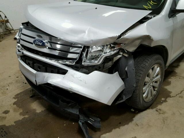 2FMDK3JC3ABB51710 - 2010 FORD EDGE Gümüş fotoğraf 9