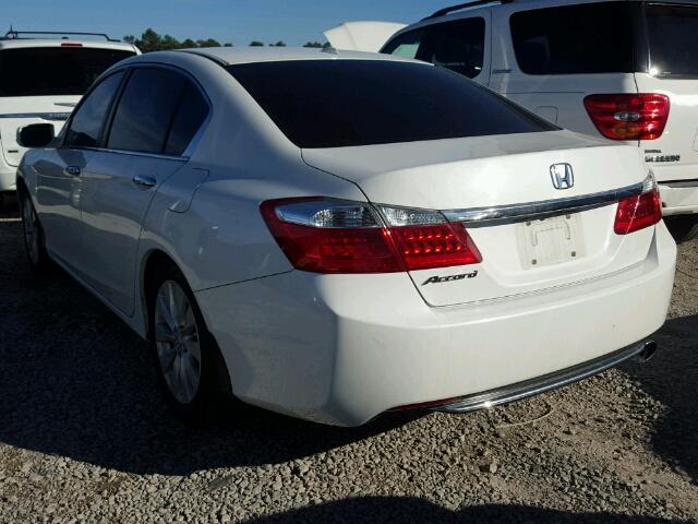 1HGCR2F84DA041910 - 2013 HONDA ACCORD EXL WHITE photo 3