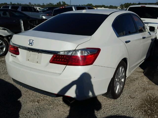 1HGCR2F84DA041910 - 2013 HONDA ACCORD EXL WHITE photo 4