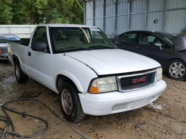 1GTCS145728262556 - 2002 GMC SONOMA WHITE photo 1