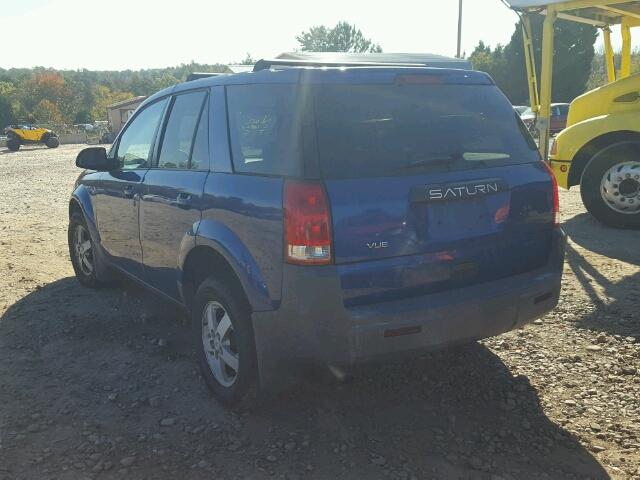 5GZCZ33D05S822035 - 2005 SATURN VUE BLUE photo 3