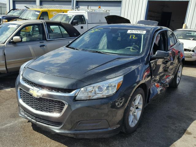 1G11C5SLXEF165325 - 2014 CHEVROLET MALIBU 1LT BLACK photo 2