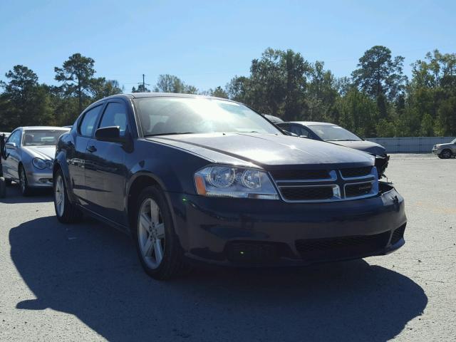 1C3CDZAB5DN680612 - 2013 DODGE AVENGER SE BLUE photo 1