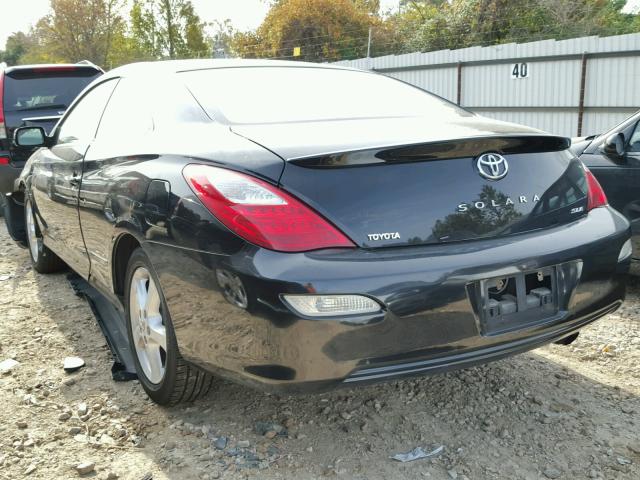 4T1CA30P98U152142 - 2008 TOYOTA CAMRY SOLA BLACK photo 3